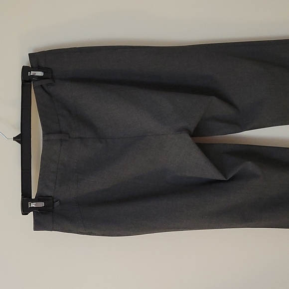 VTG OLD NAVY 1990s Stretch Dark Gray Lowrise Bootcut Dress Pants - Picture 5 of 8